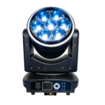 LED MOVING HEAD_M WASH 740ZBR Mini 7x40W RGBW 4-in-1 LED Bee Eye Zoom Wash Moving Head Light with Ring Light